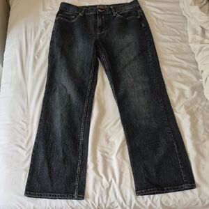 Buffalo David Bitton Black Flare Wide Leg Jeans